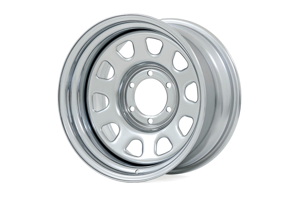 Steel Wheel | Chrome | 16x8 | 6x5.5 | 4.25 Bore | -12