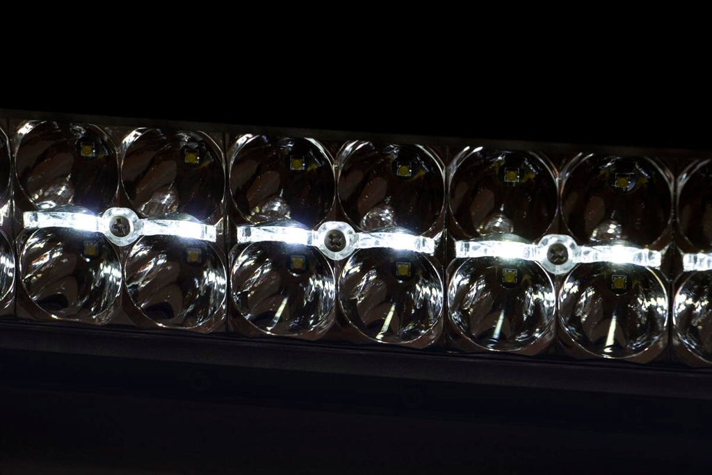 40 Inch Chrome Series LED Light Bar | Curved | Dual Row | Cool White DRL