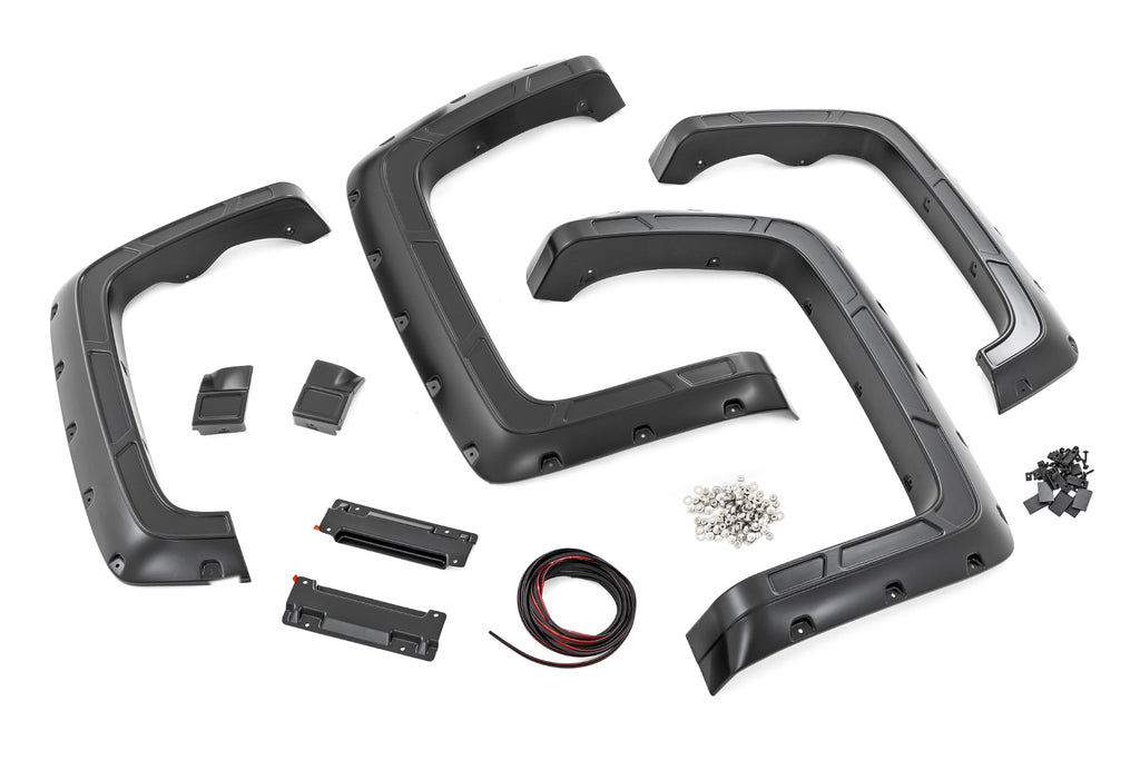 Fender Flares | Defender | 6'7" & 8' Bed | Chevy Silverado 1500 (14-18)/Silverado 2500 HD (15-19) 