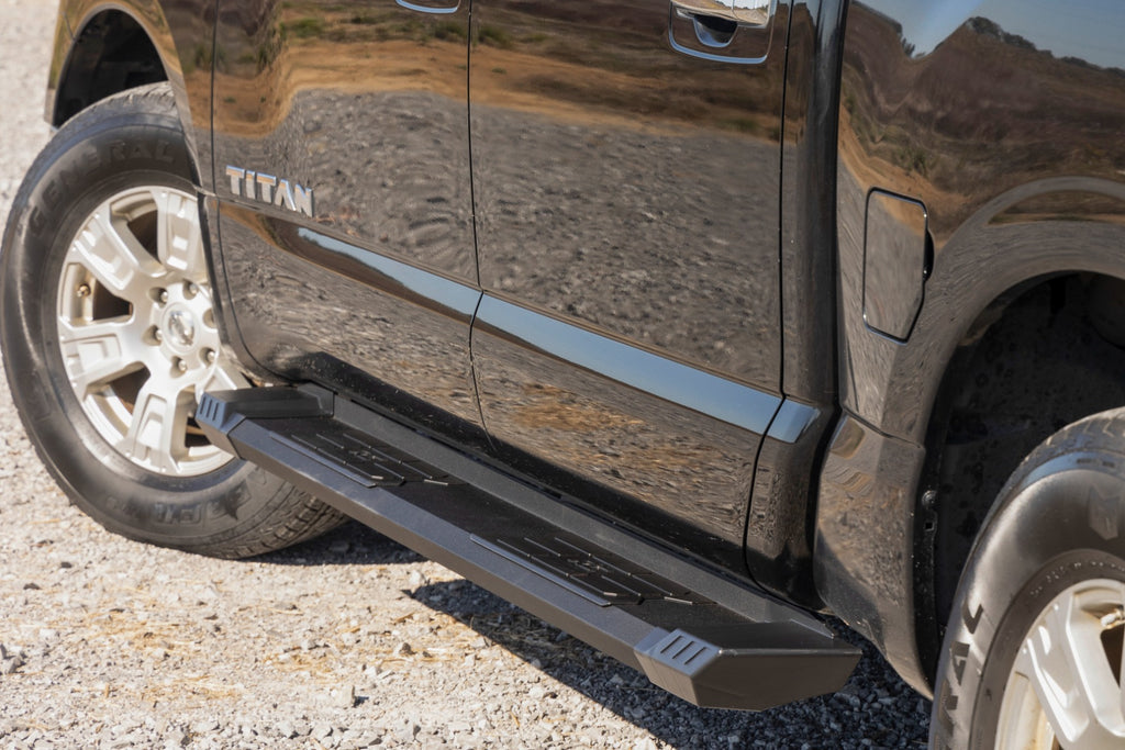 HD2 Aluminum Running Boards | Crew Cab | Nissan Titan 2WD/4WD (2004-2024)