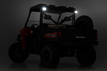 Load image into Gallery viewer, LED Light | RR Cage Mount | 2" Black Flood Pair | Polaris Ranger 1000/Ranger XP 900/1000