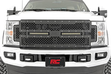 Load image into Gallery viewer, Mesh Grille | 12" Dual Row LED | Black | Ford F-250/F-350 Super Duty (17-19)
