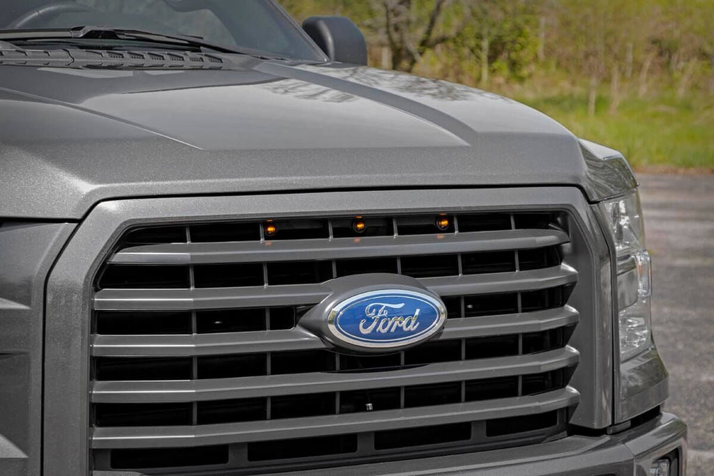 LED Light Kit | OEM Grill Mount | Amber Marker | Ford F-150 2WD/4WD (15-17)