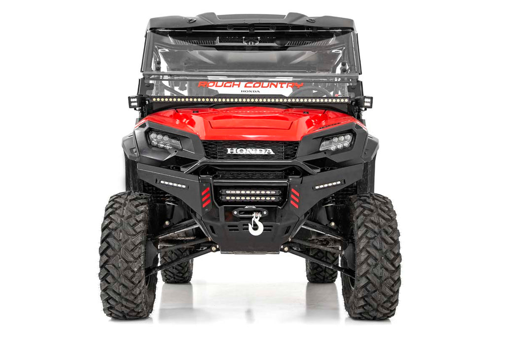 LED Light Kit | Cage Mount | 50" Black Single Row | White DRL | Honda Pioneer (16-22)