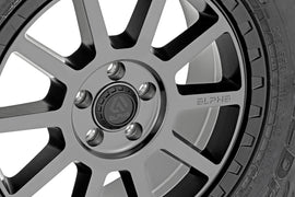 Alpha Foxtrot Wheel | Light Gray w/Blk Ring | 17x7.5 | 5x108 | 35mm