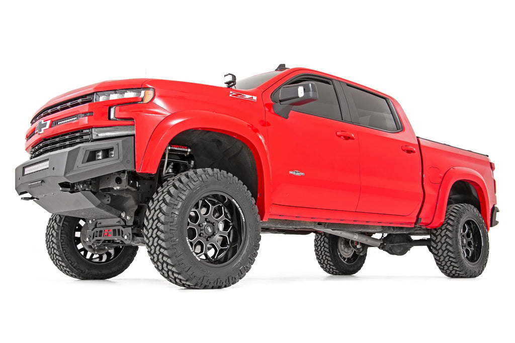 Rough Country 96 Series Wheel | One-Piece | Gloss Black | 20x10 | 5x5 | -19mm