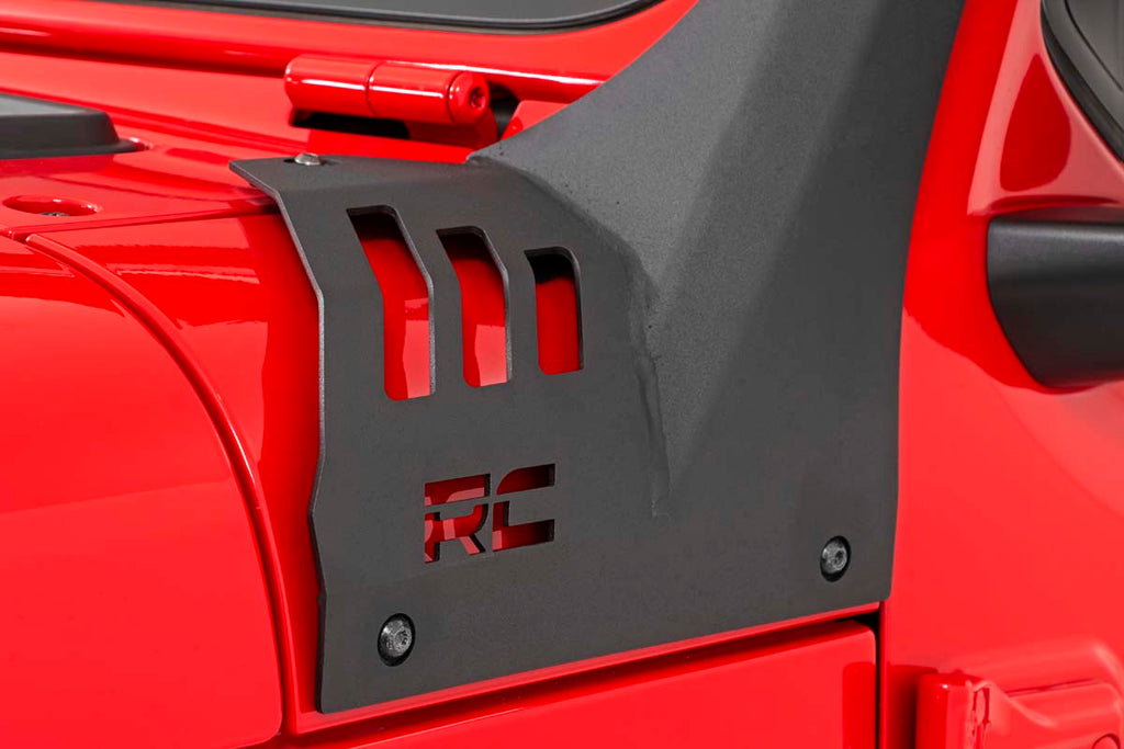 LED Light Kit | Windshield | 50" BLK Single Row | WHT DRL | Jeep Gladiator JT/Wrangler JL (18-24)