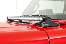 Load image into Gallery viewer, LED Light Kit | Cowl Mount | 50" Black Single Row | Jeep Gladiator JT/Wrangler JL (18-24)