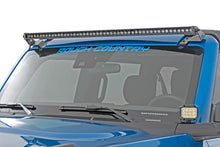 Load image into Gallery viewer, LED Light Kit | Upper Windshield | 50" Black Single Row | Ford Bronco (21-24)
