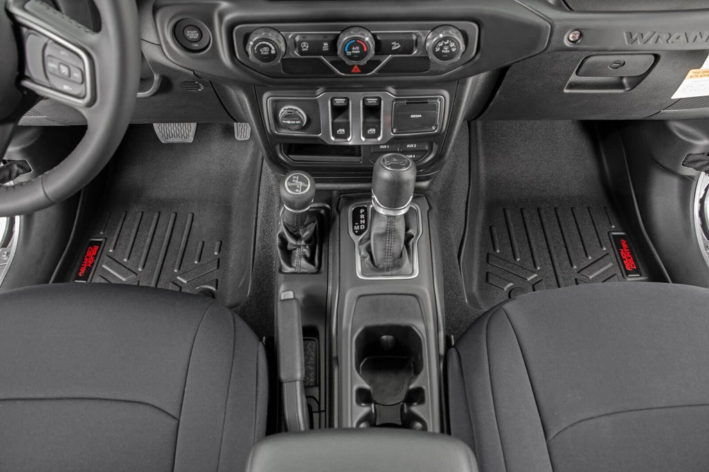Floor Mats | FR | 2 Door | Jeep Gladiator JT (20-24)/Wrangler JL (18-24)/Wrangler Unlimited (18-24) 