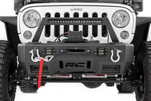 Load image into Gallery viewer, FR Bumper | Stubby | Hoop | BLK LED | Jeep Gladiator JT/Wrangler JK &amp; JL/Wrangler Unlimited 