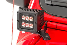 Load image into Gallery viewer, LED Light Kit | Hinge Mount | 2" Black Pair | Amber DRL | Jeep Gladiator JT/Wrangler JL (18-24)