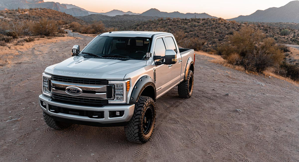 Fender Flares | Defender | YZ Oxford White | Ford F-250/F-350 Super Duty (17-22)