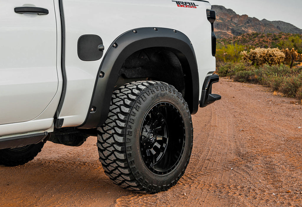 Pocket Fender Flares | G7C Red Hot | Chevy Silverado 1500 2WD/4WD (2022-2024)