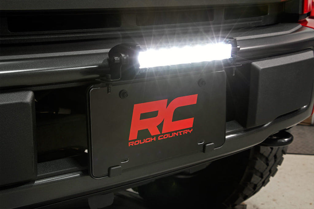 LED Light Kit | License Plate Mount | 8" Single Row Black Series