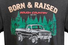 Load image into Gallery viewer, Rough Country T-Shirt | Born &amp; Raised | Black | XL