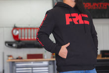 Load image into Gallery viewer, Rough Country Hoodie | RC Tread Sleeve | Black | SM