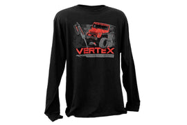Rough Country T-Shirt | Long Sleeve | Vertex | Black | XL