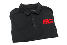 Load image into Gallery viewer, Rough Country Polo | Rough Country Logo | Black | Moisture Wicking | Size M