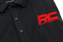 Load image into Gallery viewer, Rough Country Polo | Rough Country Logo | Black | Moisture Wicking | Size M