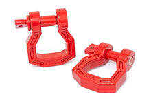 Load image into Gallery viewer, D-Ring | Forged | Pair | Red