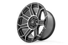 Load image into Gallery viewer, Rough Country 89 Series Wheel | One-Piece | Black Machined Gun Metal | 20x10 | 6x135 | -19mm