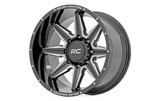 Load image into Gallery viewer, Rough Country 91M Series Wheel | One-Piece | Gloss Black | 20x12 | 6x135 | -44mm