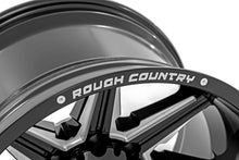 Load image into Gallery viewer, Rough Country 91M Series Wheel | One-Piece | Gloss Black | 22x12 | 8x6.5 | -44mm
