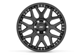 Rough Country 95 Series Wheel | One-Piece | Gloss Black | 20x10 | 6x5.5 | -18mm
