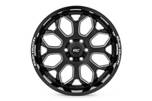 Load image into Gallery viewer, Rough Country 96 Series Wheel | One-Piece | Gloss Black | 22x10 | 8x180 | -19mm