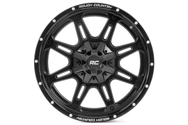Rough Country 94 Series Wheel | One-Piece | Matte Black | 20x10 | 5x5.0/5x4.5 | -18mm