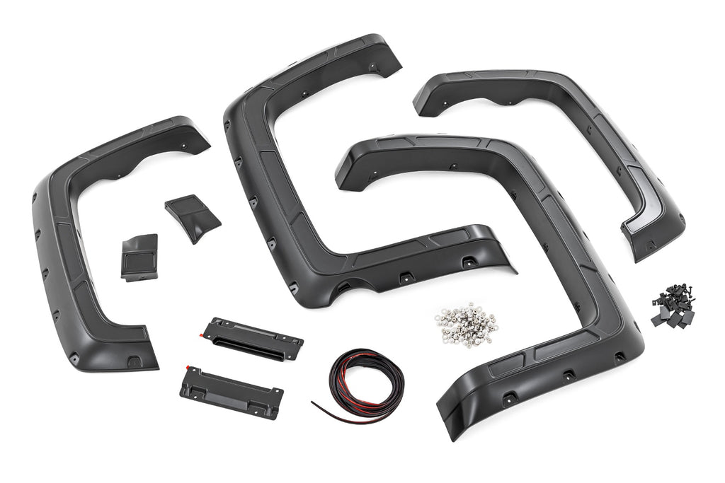 Fender Flares | Defender l 5'9" Bed  | GJI Shadow Gray | Chevy Silverado 1500 (14-18)
