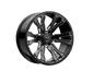 Torque Prime | Gloss Black w/Milled Accent | 20x9 | 6x5.5 | -12mm