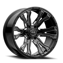 Load image into Gallery viewer, Torque Prime | Gloss Black w/Milled Accent | 20x9 | 6x5.5 | -12mm