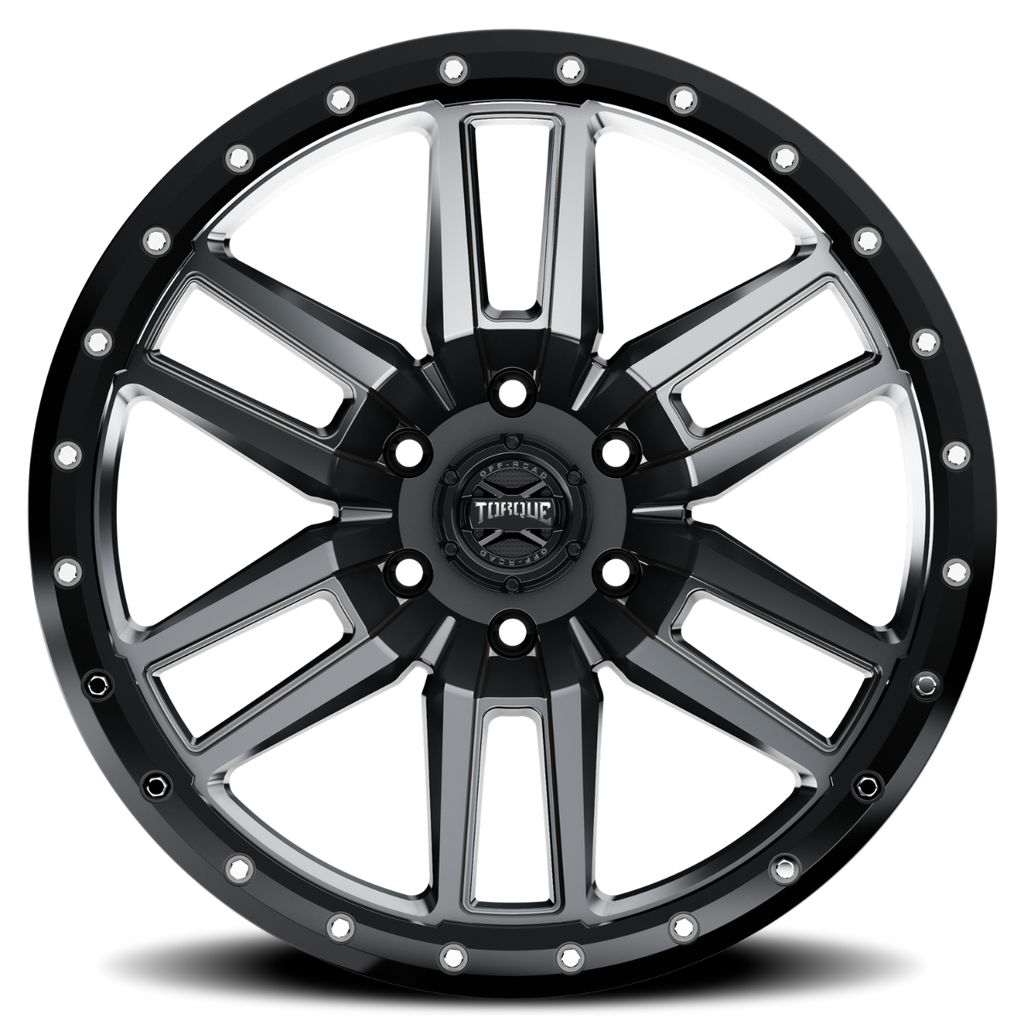 Torque Pritchett | Anthracite w/Black Lip | 20x9 | 6x135 | -12mm